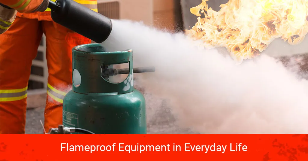 Flameproof equipment